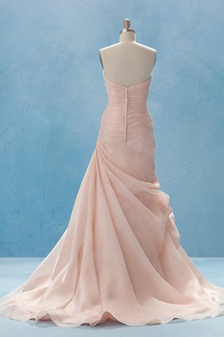 Gerüschtes keine Taille Halle Elegantes bodenlanges romantisches Brautkleid - Bild 2