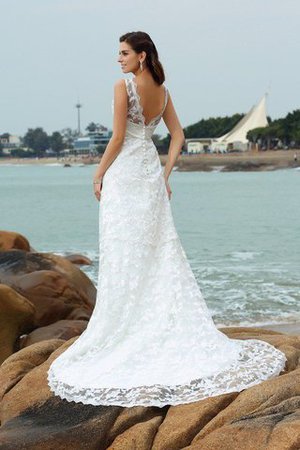 Empire Taille Prinzessin Sittsames Modisches Brautkleid mit Applikation - Bild 2