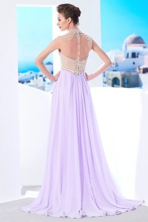 A-Linie Prinzessin Reißverschluss Normale Taille Abendkleid mit Kristall - Bild 2