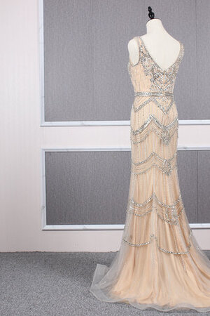 Satin Wunderbar Luxus Bodenlanges Brautkleid mit Reißverschluss - Bild 4
