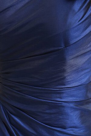 Sweep Zug gerüschtes Meerjungfrau Taft luxus Ballkleid mit einem Schulter - Bild 5