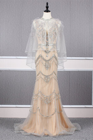 Satin Wunderbar Luxus Bodenlanges Brautkleid mit Reißverschluss - Bild 1
