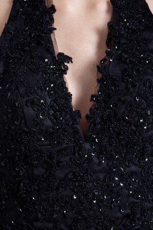 Perlenbesetztes Ärmelloses Duchesse-Linie Nackenband Jugendweihekleid - Bild 2