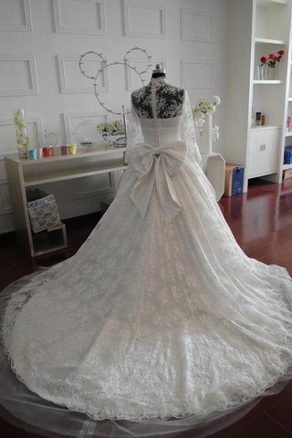 Robe de mariée eclaté en organza avec chiffon ligne a en taffetas - Photo 2