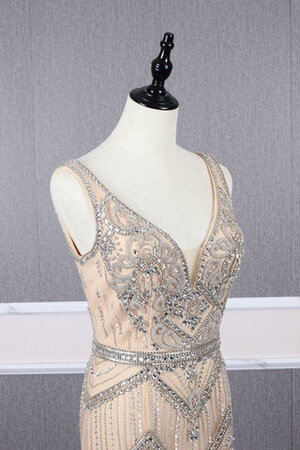 Satin Wunderbar Luxus Bodenlanges Brautkleid mit Reißverschluss - Bild 6