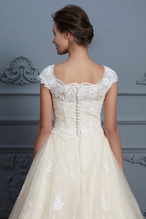 Duchesse-Linie Auffällig Formelles Elegantes Brautkleid mit Offenen Rücken - Bild 8
