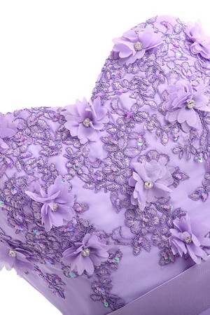 Perlenbesetztes Etui Reißverschluss tolles exklusive Brautjungfernkleid mit Rosette - Bild 3
