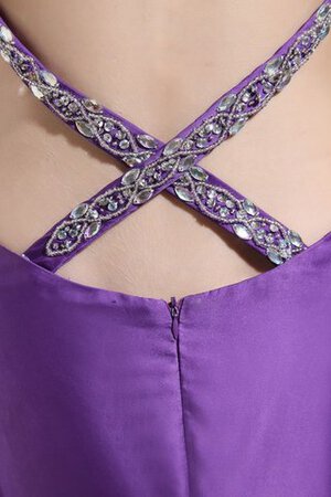 Schlüsselloch Rücken A-Linie Neckholder Juwel Ausschnitt langes Abendkleid - Bild 7