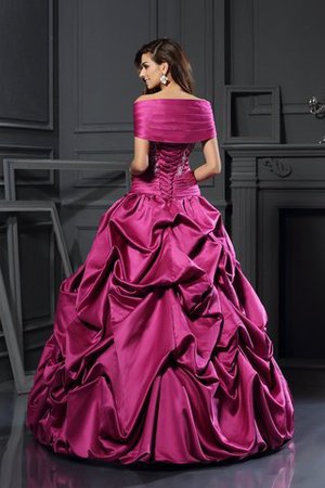 Satin Duchesse-Linie Formelles Bodenlanges Quinceanera Kleid mit Applikation - Bild 2