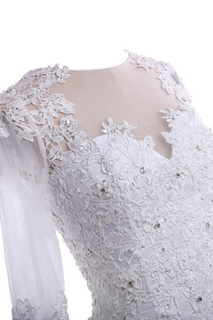 Robe de mariée brillant distinguee exclusif officiel de col en cœur - Photo 6