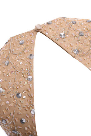 Kunstseide Chiffon formelles Netzstoff schwingendes romantisches Abendkleid - Bild 7