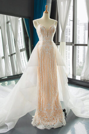 Satin Wunderbar Bezauberndes Elegantes Brautkleid ohne Ärmeln - Bild 3