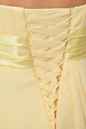 Robe de cocktail ruché d'épaule asymétrique a-ligne avec chiffon - Photo 5