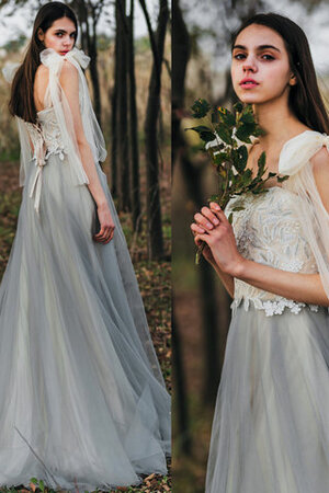 Normale Taille Outdoor Zauberhaft Romantisches Brautkleid mit Herz-Ausschnitt - Bild 2