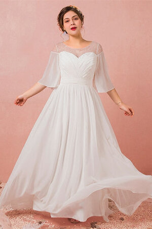 Robe de mariée glamour avec chiffon solennelle mode spécial - Photo 2