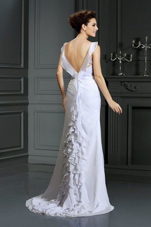 Ewiges Breiter Träger Perlenbesetztes Meerjungfrau Stil Brautkleid mit Empire Taille - Bild 2