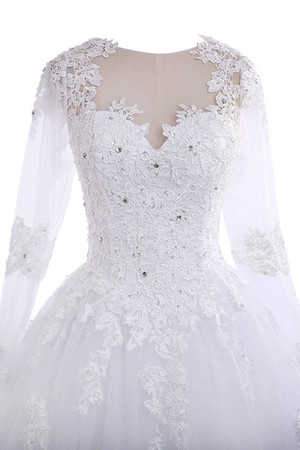 Robe de mariée brillant distinguee exclusif officiel de col en cœur - Photo 2