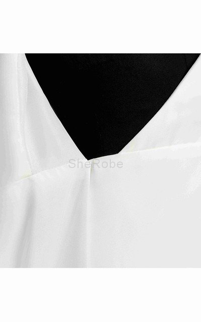 Reißverschluss sexy romantisches modisches Brautkleid mit Gürtel aus Chiffon - Bild 9