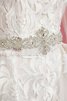 Abito da sposa cerniera a chiesa naturale in pizzo stupefacente con maniche lunghe - 5