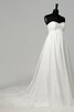 Abito da sposa premaman a sala onorevole a chiesa oscillare in stain elastico - 6