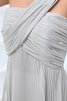 Robe mère de mariée classique en chiffon avec cristal d'épaule asymétrique - 4