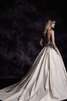 Ärmellos drapiertes Duchesse-Linie romantisches prächtiges bodenlanges Brautkleid - 2