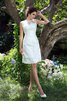 Clasico Vestido de Novia de Corte princesa de Apliques de Natural - 3