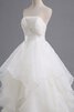 Abito da Sposa Senza Maniche radiosa Coda A Strascico Cappella Conotta mini Fuori dalla spalla - 3