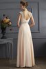 Prinzessin Perlenbesetztes Chiffon Empire Taille Anständiges Abendkleid - 2