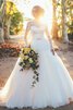 Abito da Sposa All Aperto con Maniche Lunghe tradizionale Esclusivo convenzionale A Terra - 1