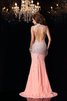 Robe de soirée sexy naturel de traîne courte en chiffon de sirène - 2