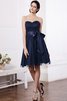 Vestido de Dama de Honor de Corte princesa de Corte-A de Escote Corazón con Cintas - 10