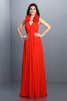 Prinzessin A-Line Anständiges Formelles Abendkleid mit Blume - 1