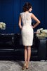 Reißverschluss Ärmelloses Enges Normale Taille Mini Brautmutterkleid - 2