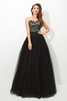 Robe de quinceanera longue naturel manche nulle de mode de bal fermeutre eclair - 3