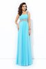 A-Line Vintage Formelles Bodenlanges Abendkleid aus Paillette - 6