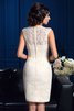 Reißverschluss Ärmelloses Enges Normale Taille Mini Brautmutterkleid - 6