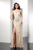 Enges Ein Träger Reißverschluss Ballkleid mit Empire Taille aus Elastischer gewebter Satin - 1