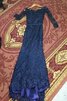 Lange Ärmeln Meerjungfrau Stil klassisches Sweep Zug romantisches Ballkleid mit Applikation - 5