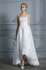 Wunderbar Romantisches Besonderes Brautkleid mit Natürlicher Taille mit Knöpfen - 1