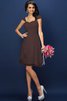 Abito da Damigella in Chiffon con Piega Conotta A-Line Principessa - 9