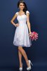 Abito da Damigella in Chiffon con Piega Conotta A-Line Principessa - 29