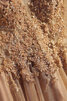 Funkelnd Halle Natürliche Taile A-Linie Tüll Cocktailkleid - 6