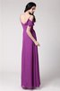 Ärmelloses Normale Taille Chiffon Bodenlanges Anständiges Brautjungfernkleid - 30