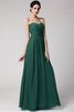 Robe demoiselle d'honneur plissage longue au drapée fermeutre eclair de fourreau - 9