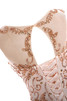 Abito da Sposa Moderno Pudica Oscillare Lungo Shiena Sheer Allacciato Puffy - 7
