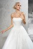 Robe de mariée distinguee longue en satin appliques de mode de bal - 7