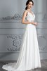 Prinzessin Ärmelloses Normale Taille V-Ausschnitt Einfaches Brautkleid - 5