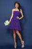 Vestido de Dama de Honor de Corte-A de Flores de Escote sin tirantes de Sin mangas - 24