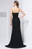 Robe de soirée longue de sirène avec zip avec chiffon avec sans manches - 2